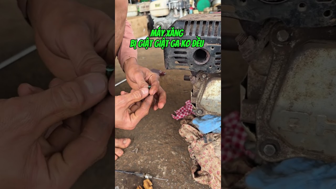 MÁY XĂNG BỊ LÔCI BÌNH XĂNG CON NỔ KHÔNG ĐỀU #phamtrongtuan #maycatco #mayxang