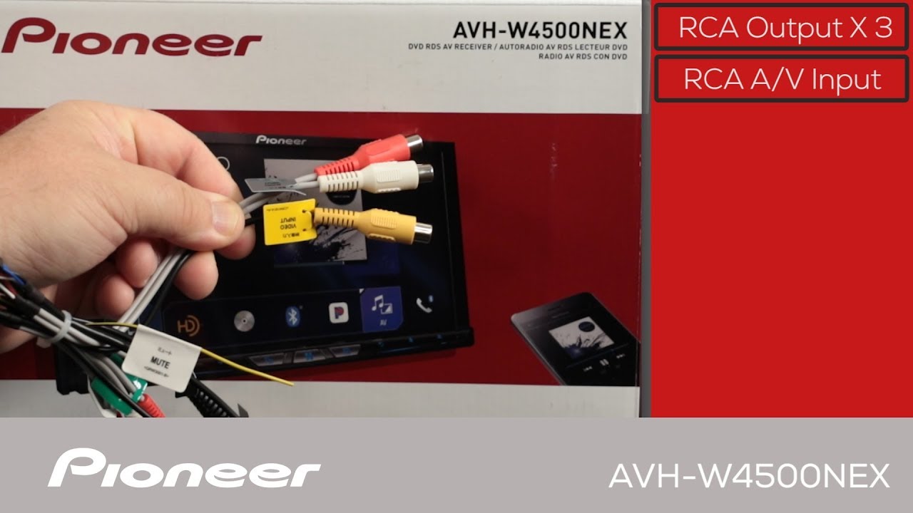 AVH-W4500NEX - What's in the Box?
