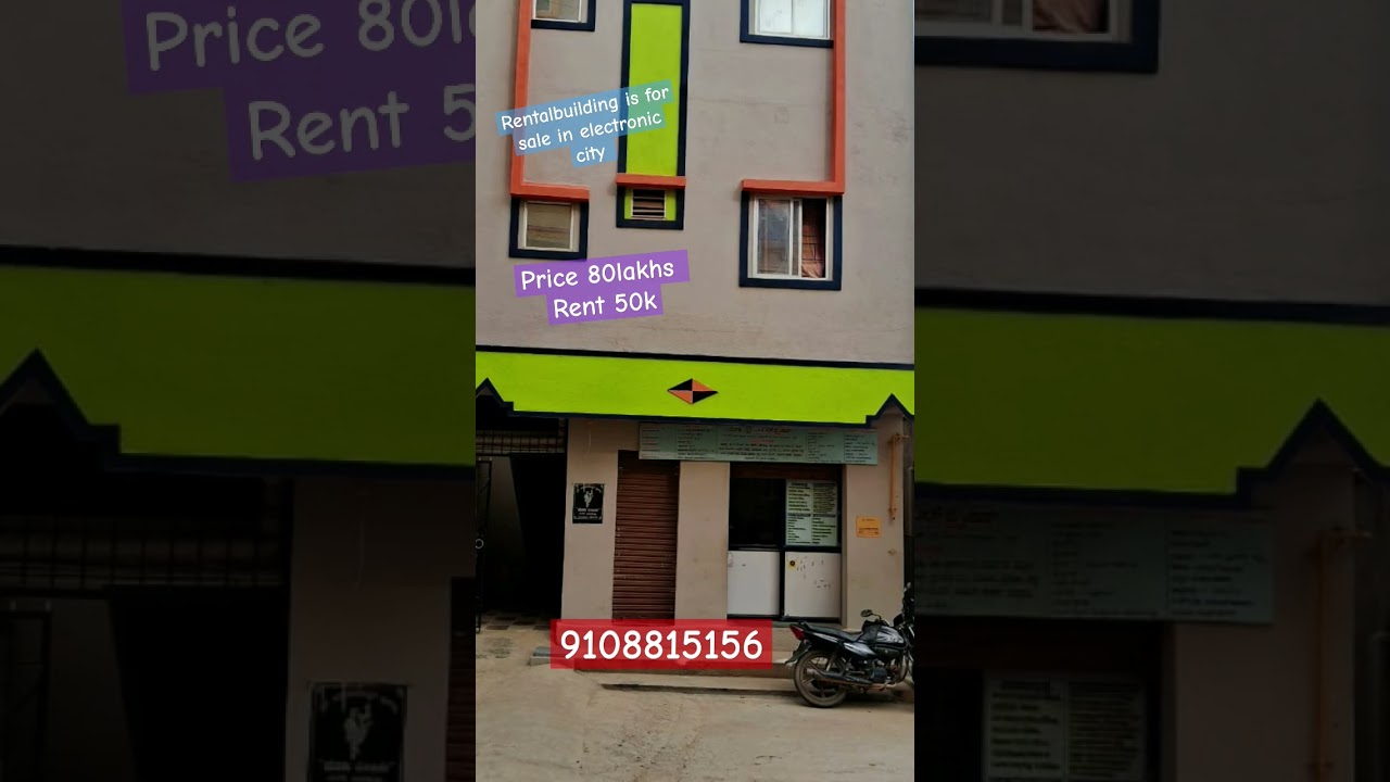Rentalbuilding is for sale in electronic city #banglore #houseforsale
