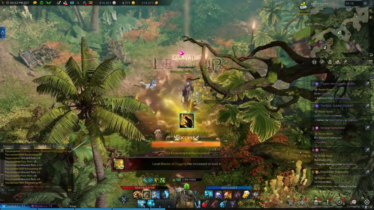 Lost Ark l T3 Punika Excavation Route l Secret Forest