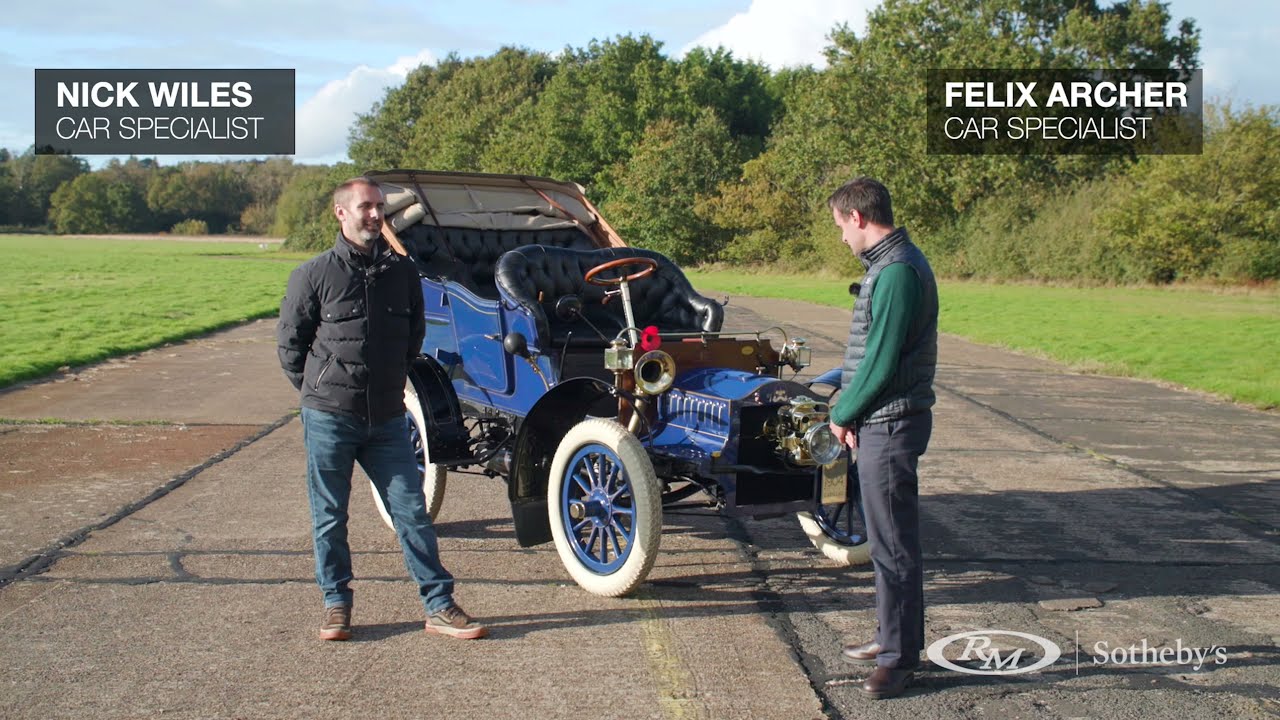 RM Specialists Prepare a 1904 Cadillac Model F Four-Passenger Tourer for the London to Brighton Run