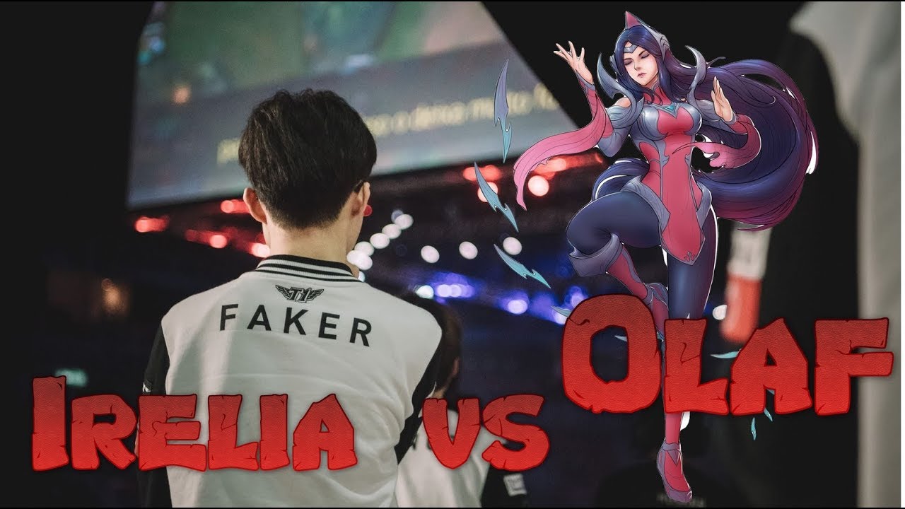 Faker - Irelia vs Olaf Top - LoL Season 9 KR Ranked | League Of Legends