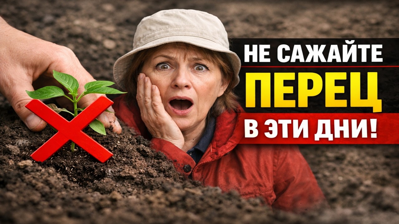 САЖАЙТЕ ПЕРЕЦ В 2026 ТОЛЬКО В ЭТИ ДНИ! Секреты рекордного урожая и главная ошибка 99% дачников