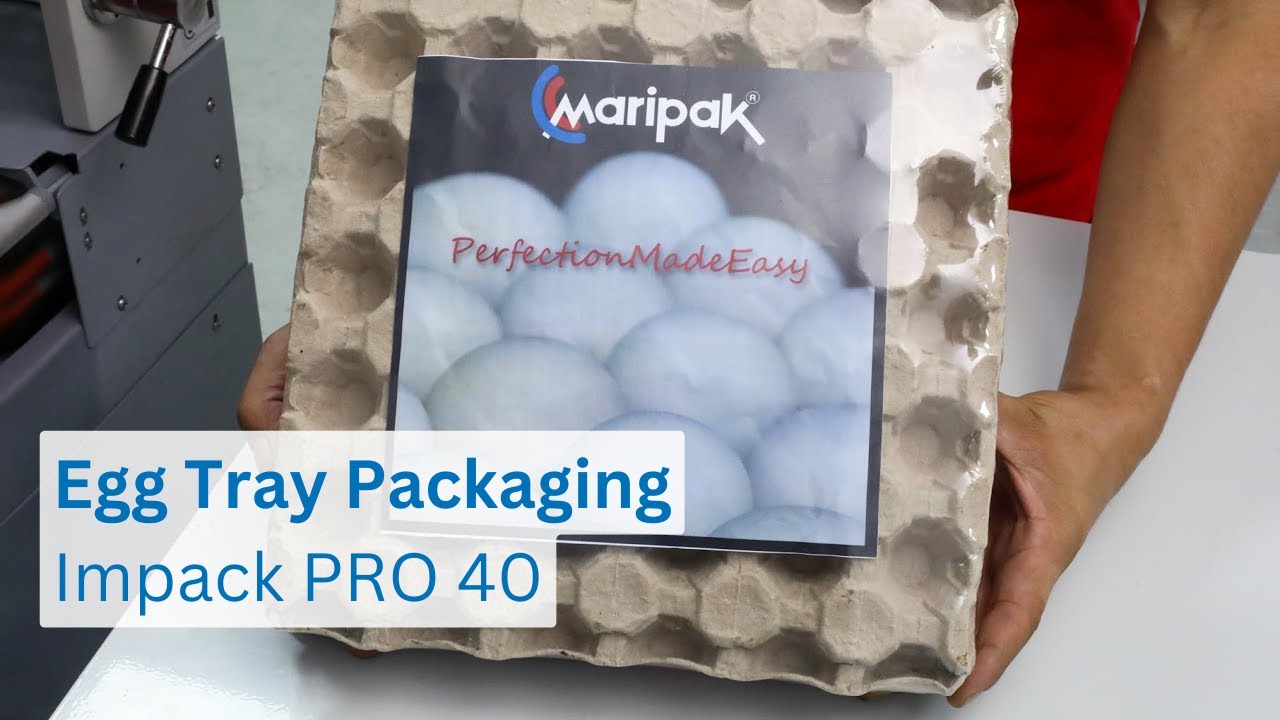 Side Sealer Packaging Machine, Intermittent Motion, Egg Tray Packaging