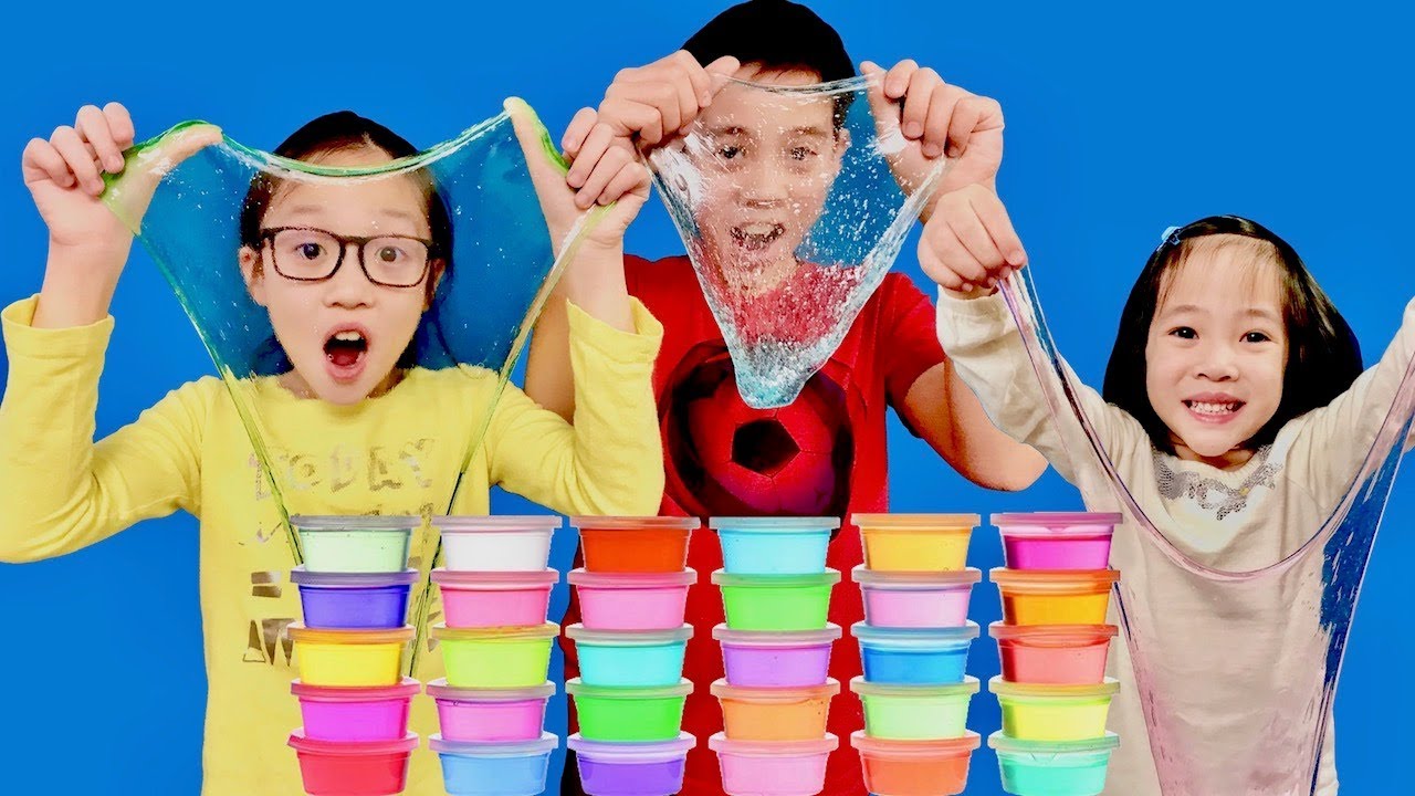 Slime SUPER Kit - Crystal Clear Slime of 30 Colors