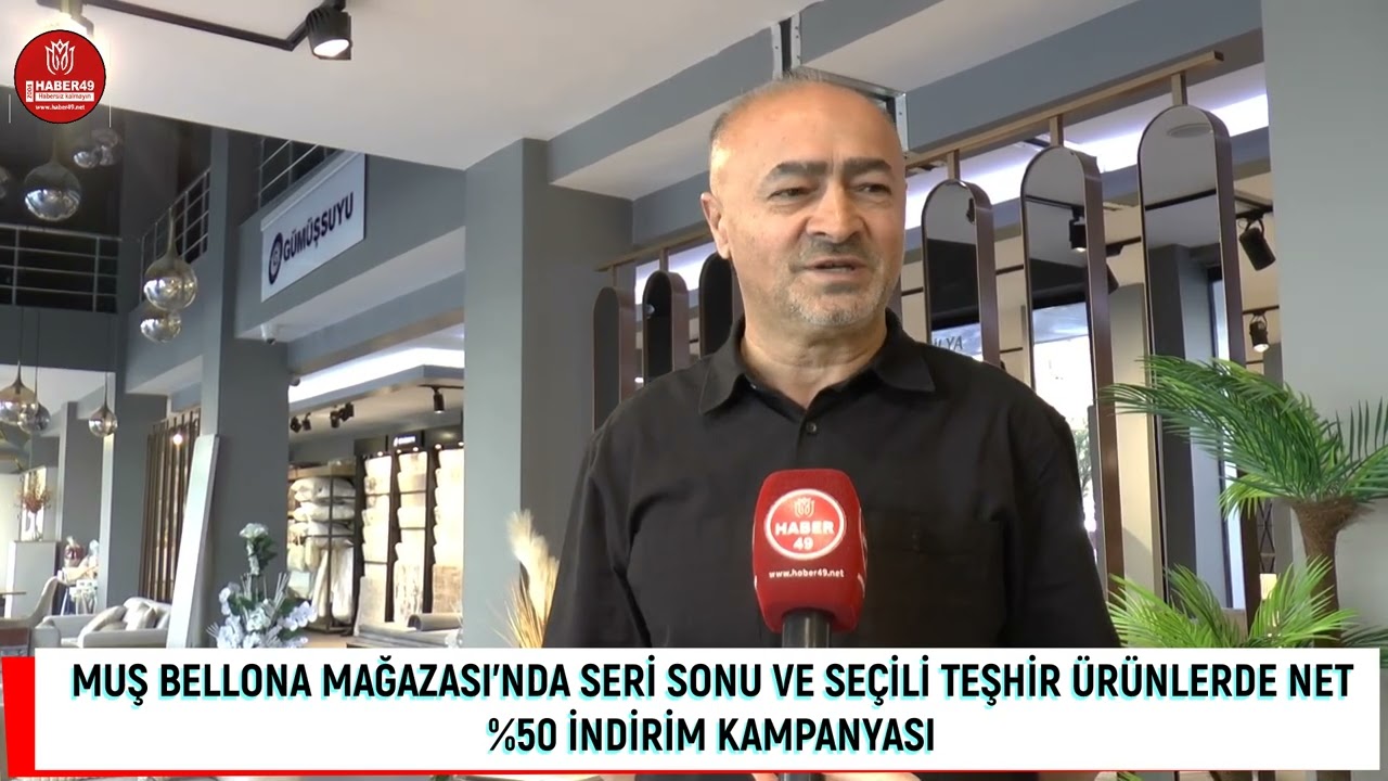 Muş&rsquo;ta Bellona Mobilya&rsquo;dan yıl sonuna &ouml;zel %50 indirim fırsatı