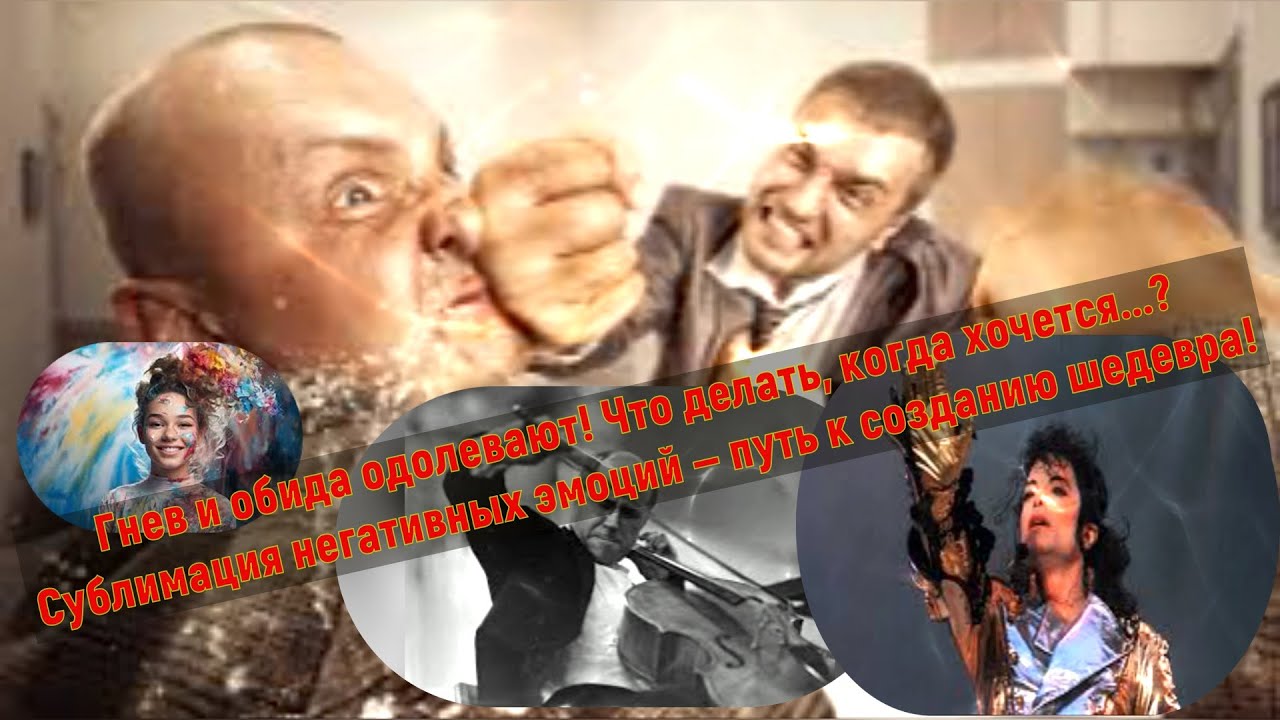 Гнев и обида одолевают! Что делать, когда хочется...?Сублимация негативных эмоций —создание шедевра!