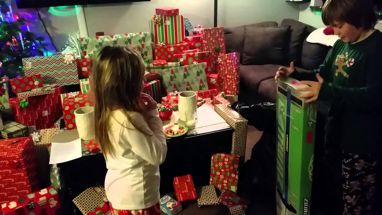 Smith Family Fun House Christmas morning 2014 part1