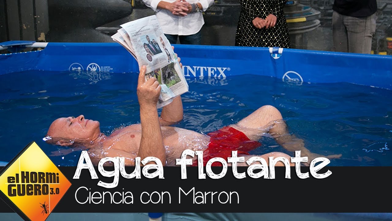 El agua flotante, ideal para evitar los ahogamientos en las piscinas - El Hormiguero 3.0