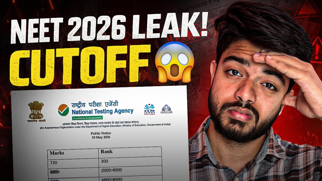 (🙏Harsh But TRUE ) NEET 2026 Expected Cutoff | Paper Leak NTA Notice| Detailed Analysis