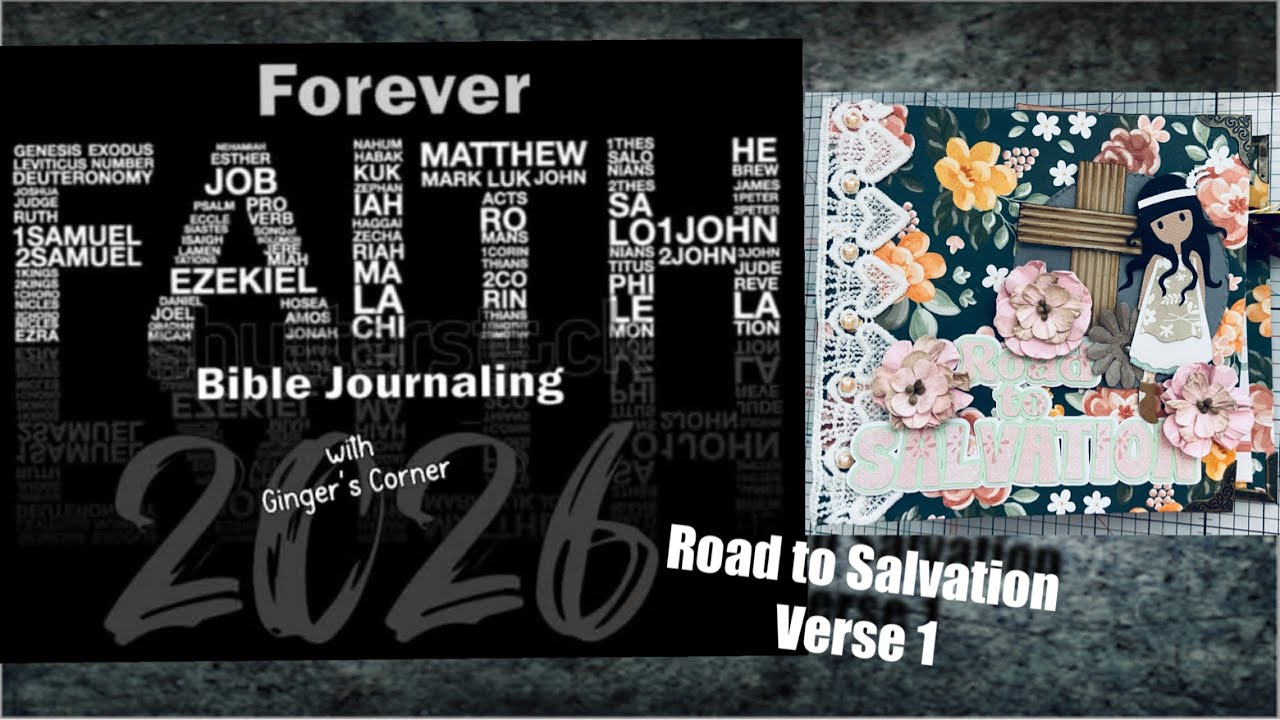 Journal Cover DIY Forever Faith Bible Journaling | Road of Salvation SERIES
