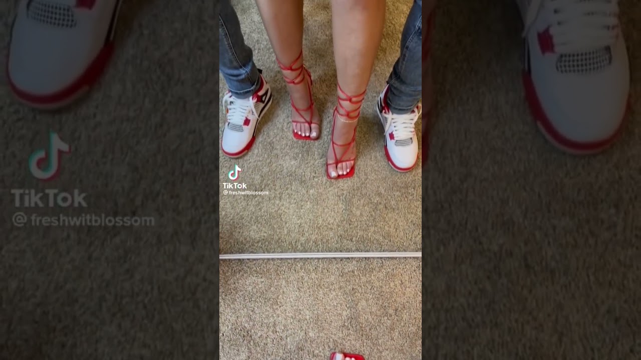 Couple Matching Sneakers ( Jordans & Heels ) PART 3🔥👟 ~ QCKICKSS #explore #sneakers #viral #jordan