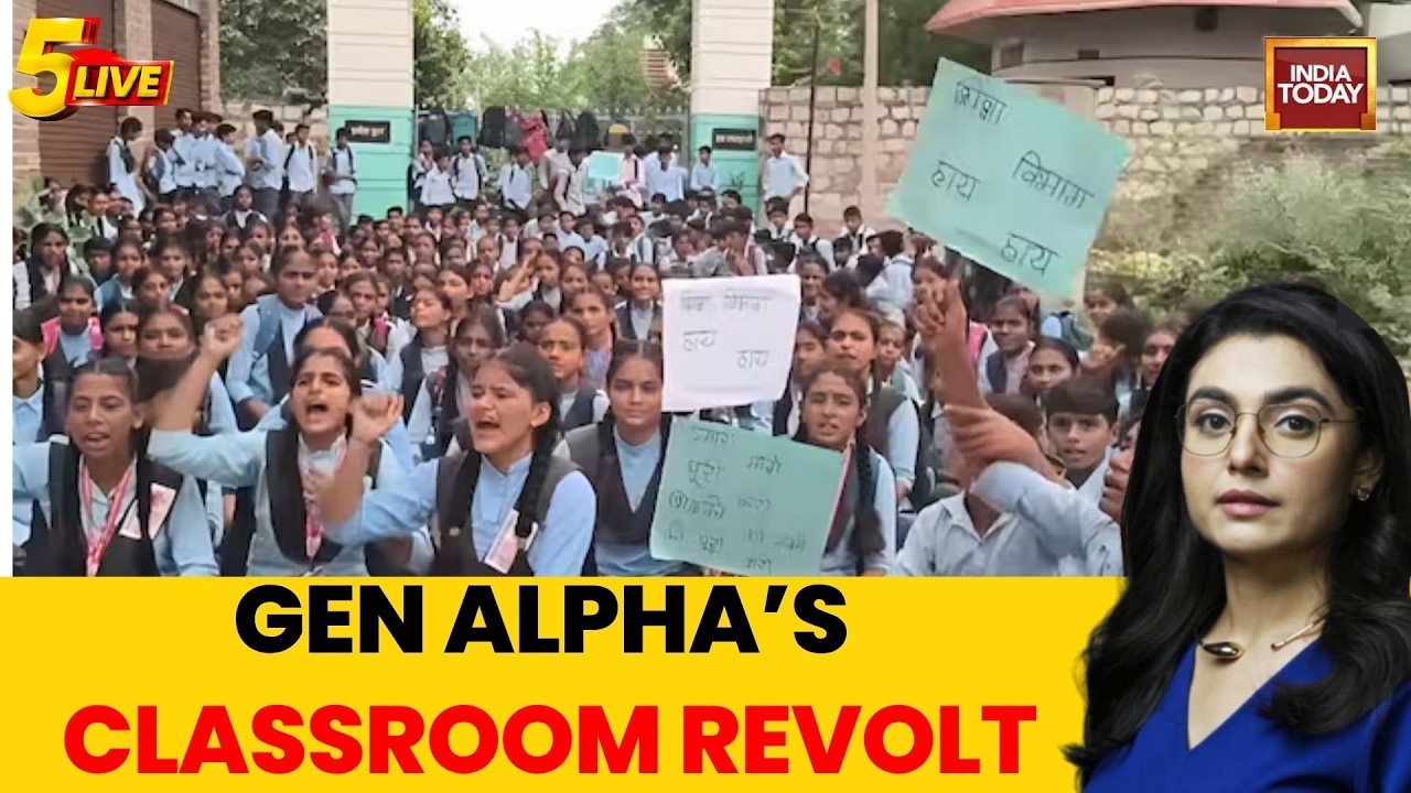 Gen Alpha Protests For Education | Highway Blocked | Dharashiv Sit-In | Karnataka | Rajastan |5 Live