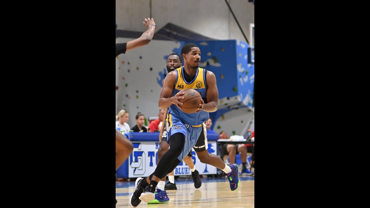 Victor Lewis II (#2 Light Blue Jersey) Swish Pro-Am 2022