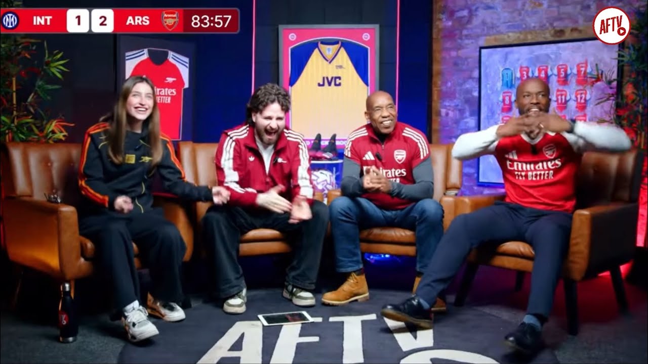 Inter Milan 1-3 Arsenal GOAL REACTIONS