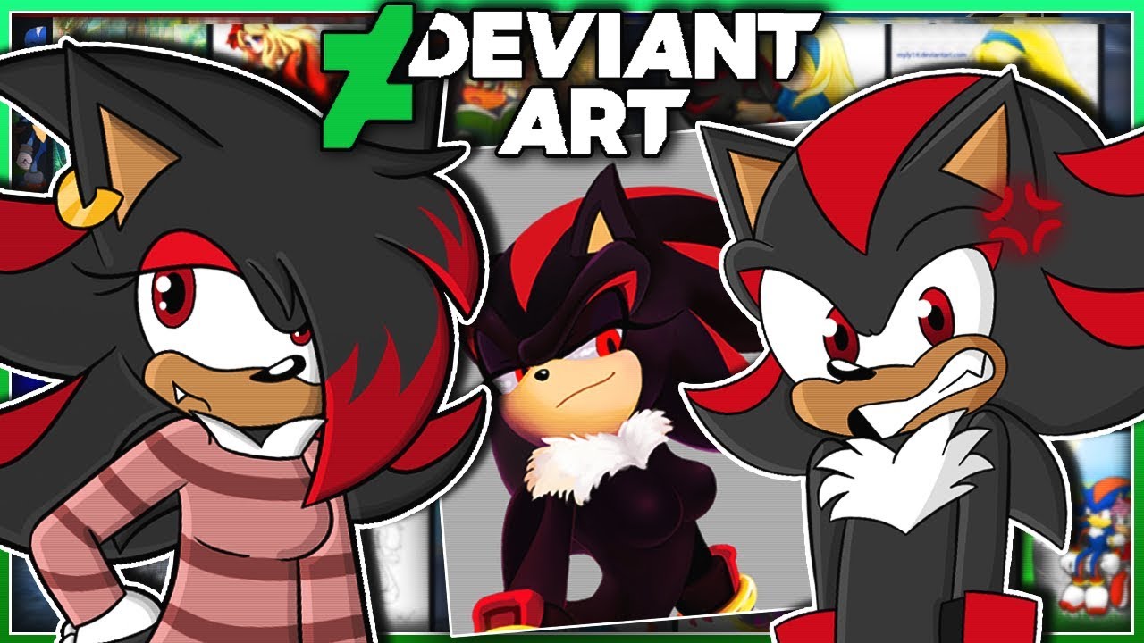 Female Shadow & Shadow Visit DEVIANTART! - SHADINA KISSING SONIC?!