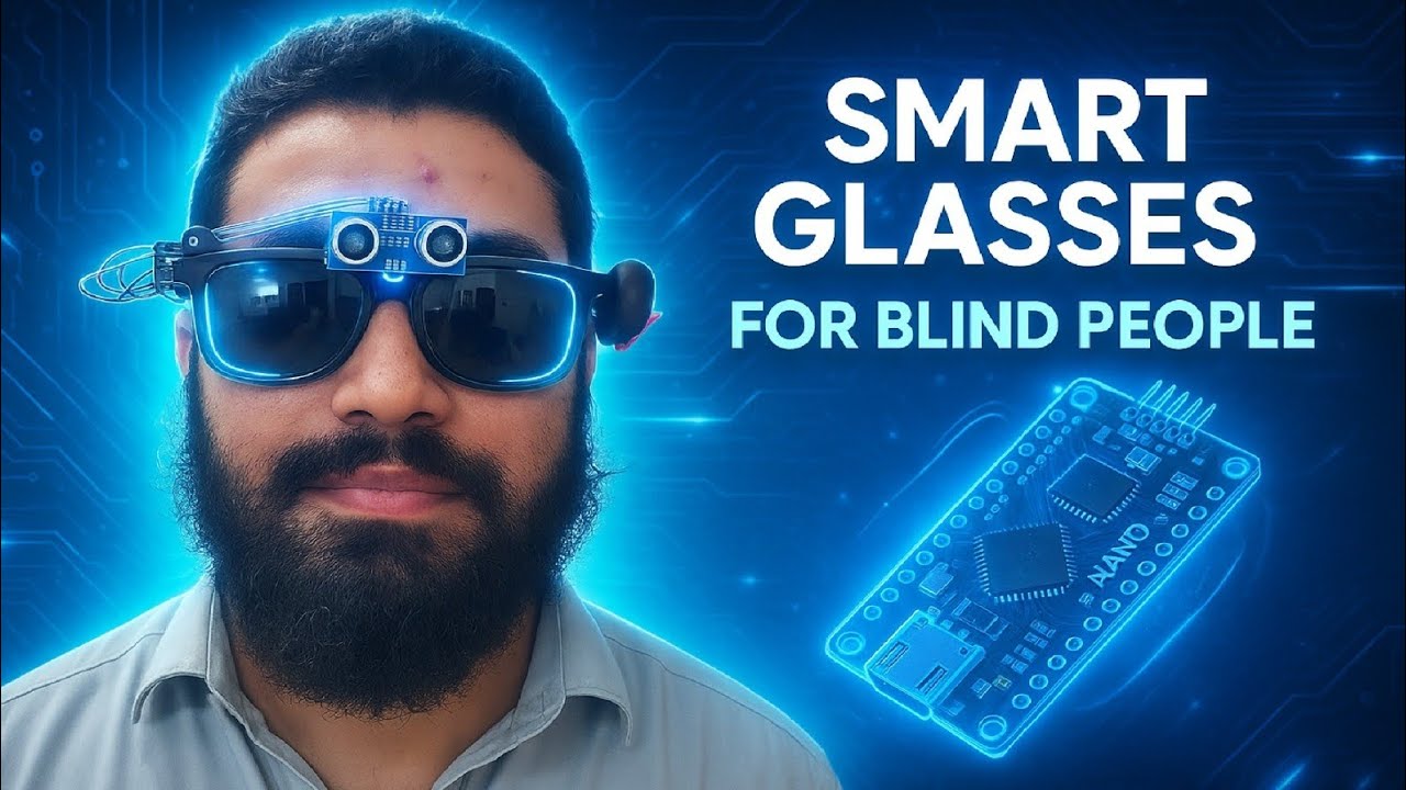 How to make a Smart Glasses for blind people using Arduino Nano | Best Award-winning project | 😱😱