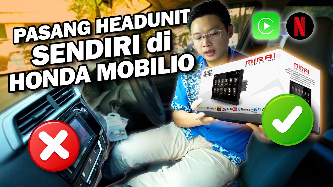 Pasang Headunit Honda Mobilio | Rekomendasi Head Unit Android Car Play