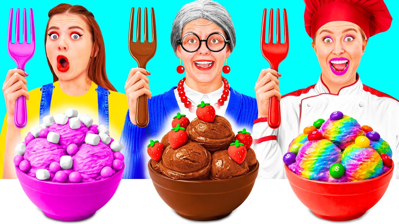 Кулинарный Челлендж: Я против Бабушки | Потрясающие Рецепты с Едой от DaGaDa Challenge