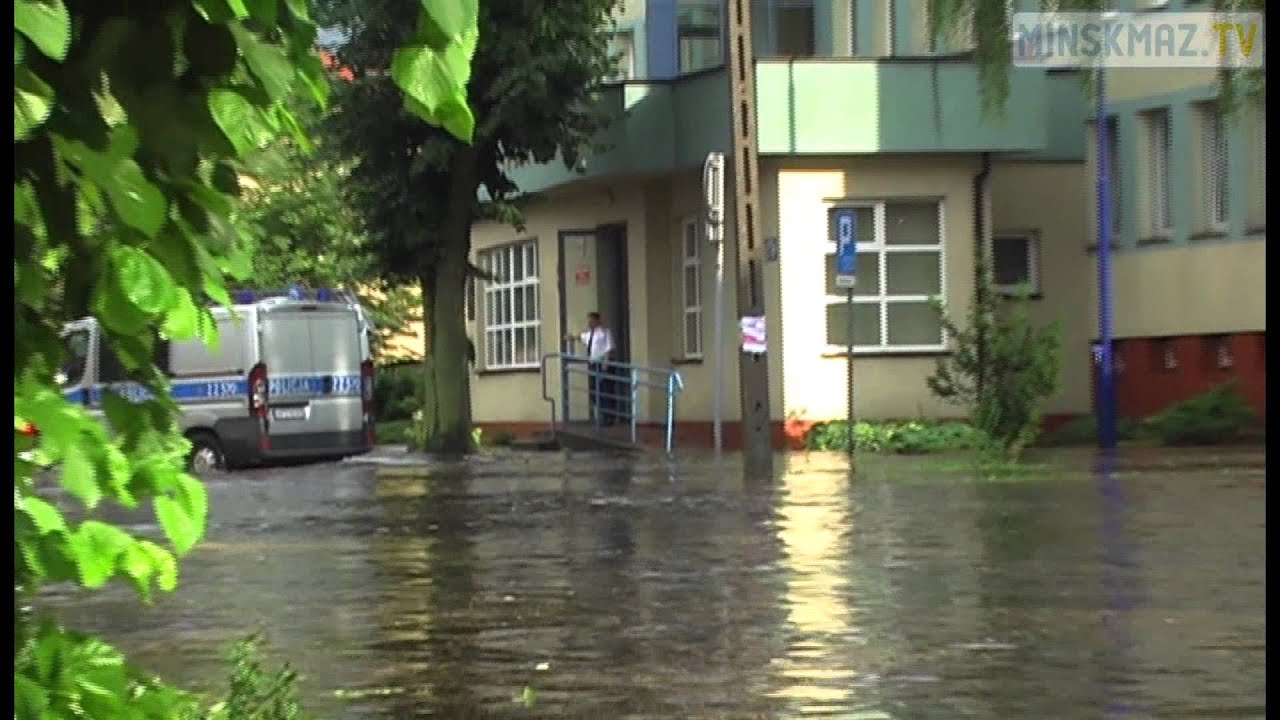Ulewa w Mińsku Maz. 13.08.2011