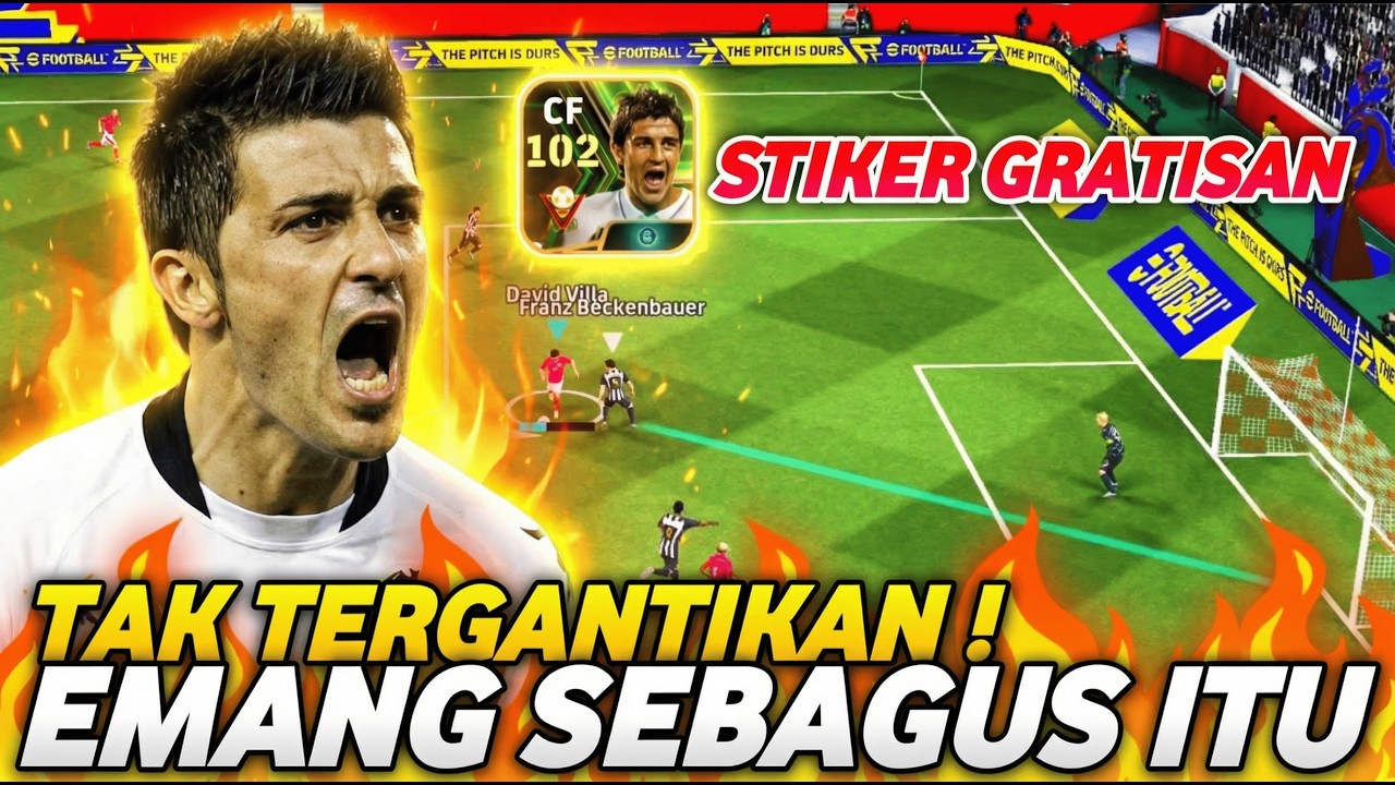 MASIH BETAH DENGAN RACIKAN DAVID VILLA EFOOTBALL FREE EPIC YANG INI 🔥