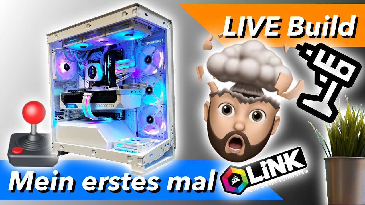 Von Anfang bis Ende: Weißer RGB Gaming PC im Phanteks NV5 aufbauen LIVE Build