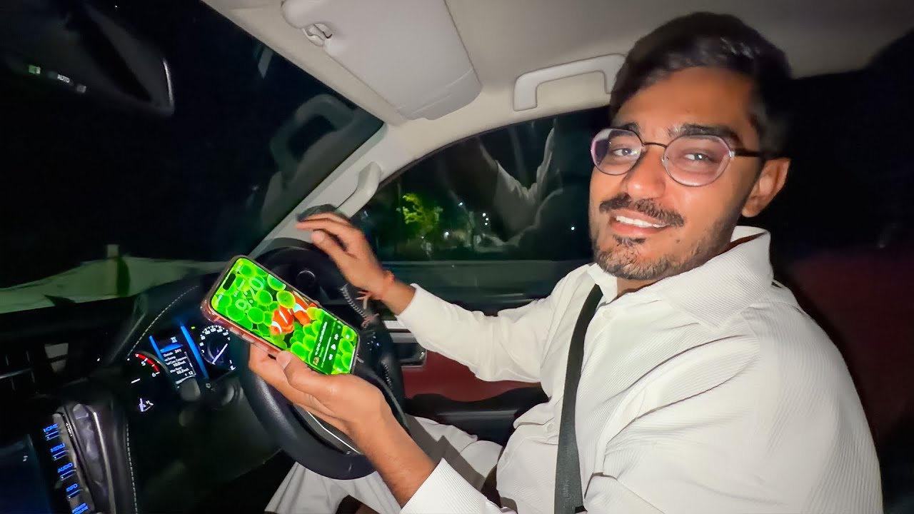 Went out on a long drive at night