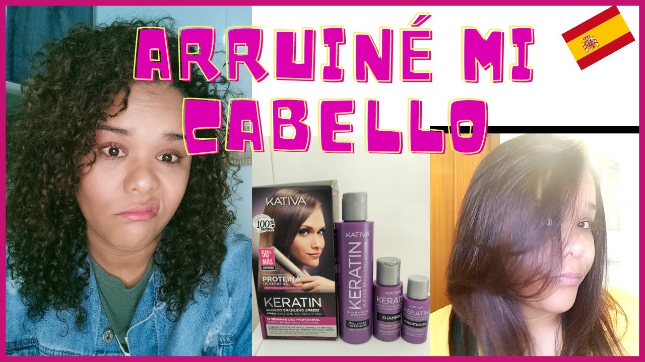 ALISADO BRASILEÑO KATIVA.ALISANDO EN CABELLO RIZADO EN CASA.KERATINA.PROGRESIVA.SELAGEM