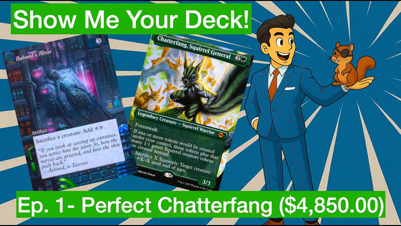 4850,00 $ NUTS за технологию колоды Chatterfang MTG EDH с демонстрацией художника! Покажите мне с...