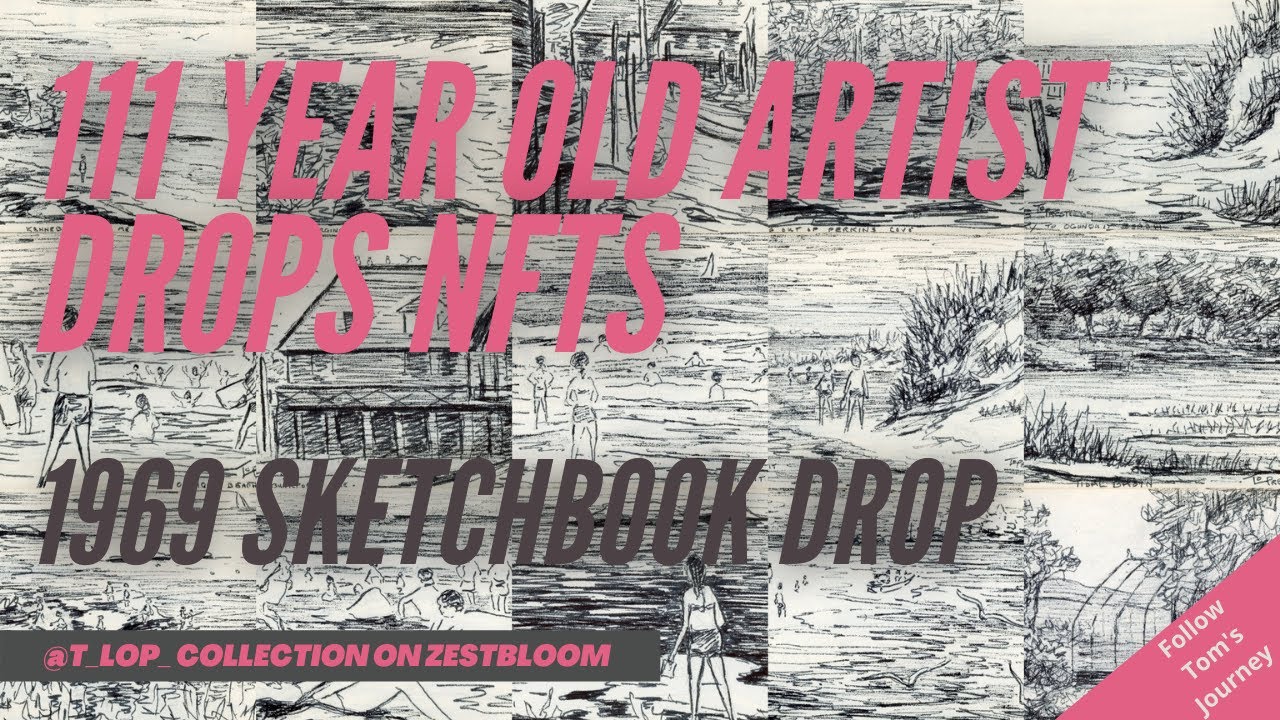 111 Year Old Artist takes you through the process of Minting and Listing NFTs on Zestbloom
