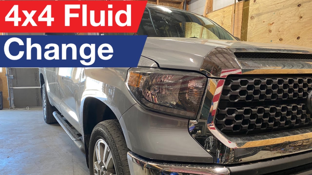 How to change Transfer Case oil in a 2018 Toyota Tundra