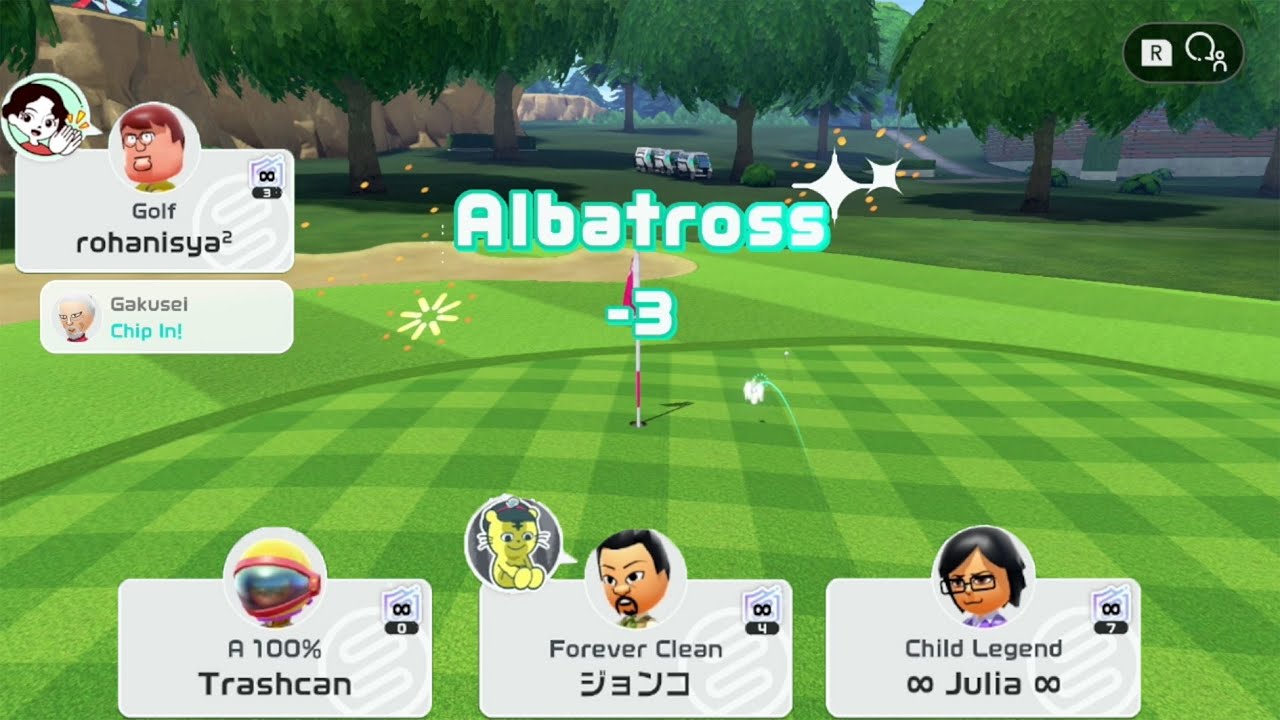I Golfed Inside The ∞INFINITY∞ Lounge! (Switch Sports Golf)