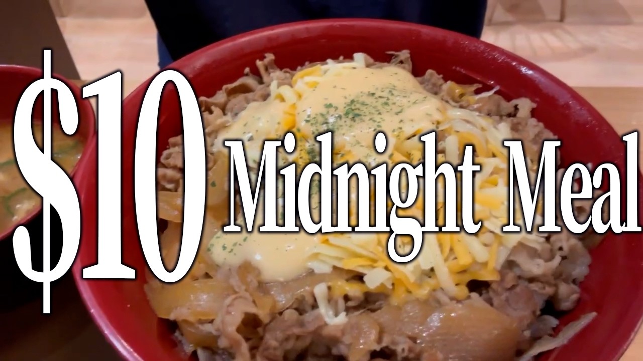 【Japanese Salaryman Daddy】A $10 Midnight Feast at 4 AM 🥩 | The Reality of a Japanese Dad