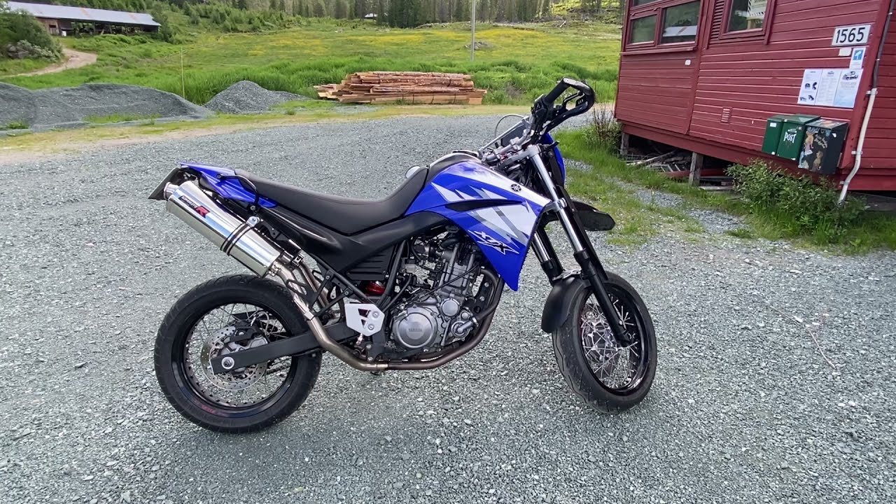 Yamaha XT660X Dominator Exhaust startup