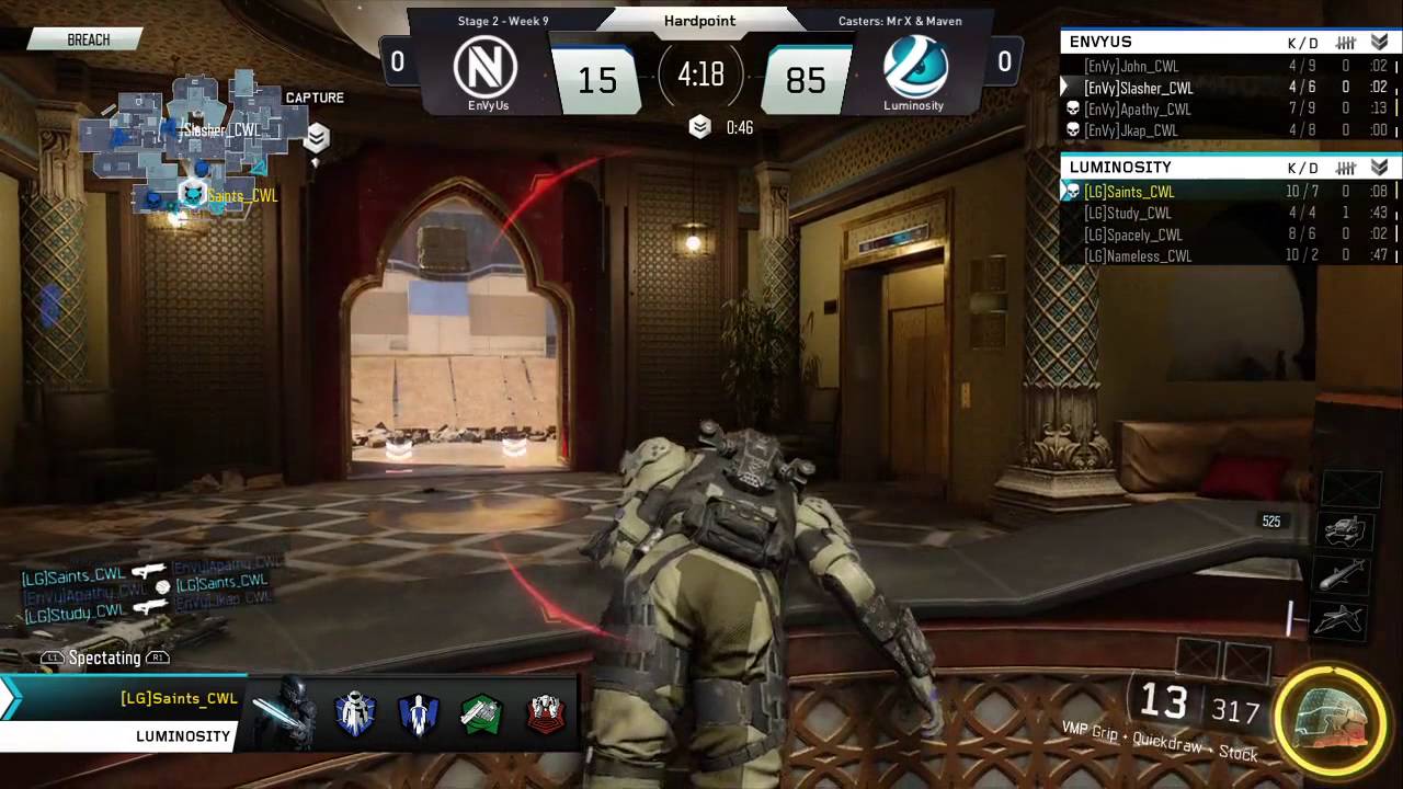 6/14 NA Pro Division Team EnVyUs vs Luminosity Gaming - Call of Duty&reg; World League