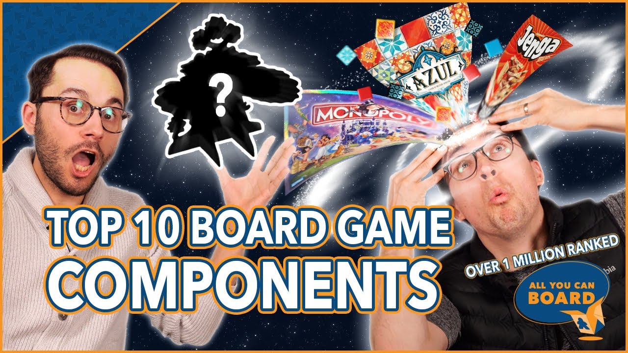 Top 10 GREATEST Board Game Components of ALL-TIME | Our BEST Video Yet!?