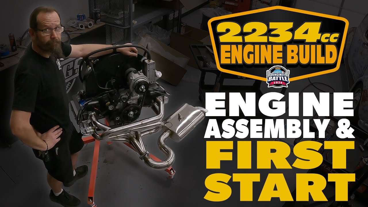 JBugs 2024 Engine Battle - 2234cc Engine - The Start of Assembly to the Engine Start!