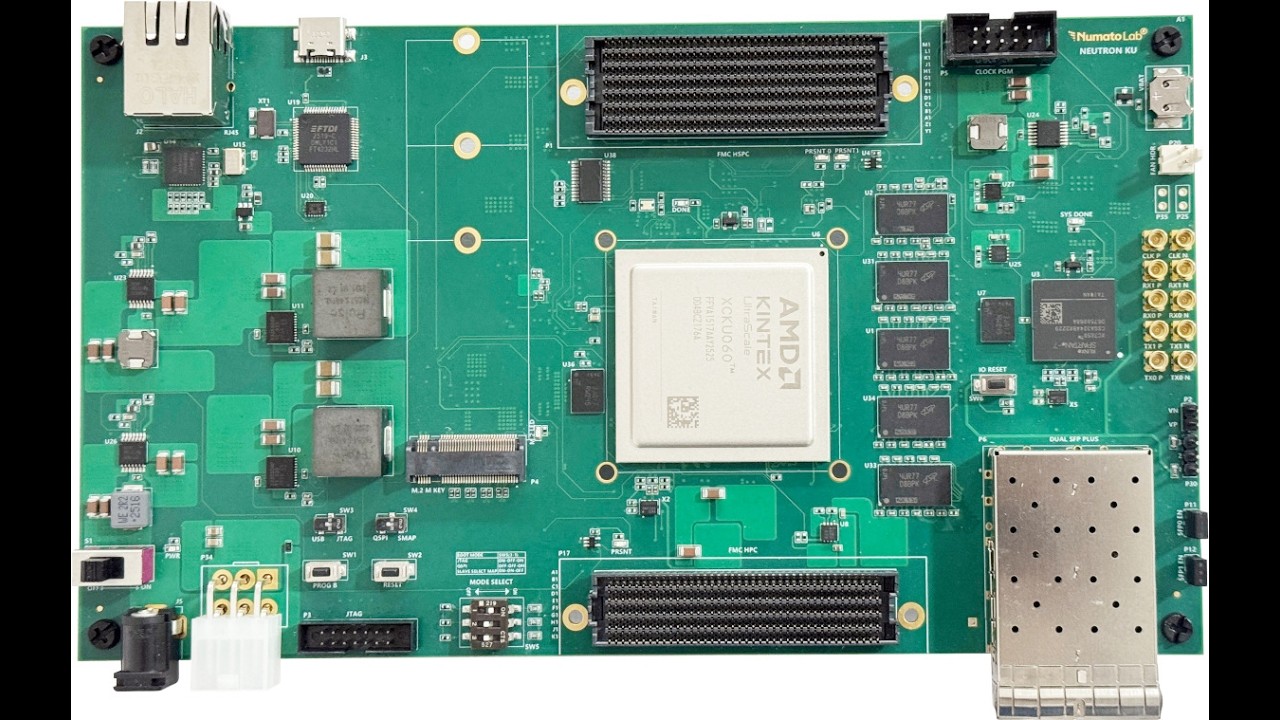 Neutron KU60 FPGA Development Board Demo