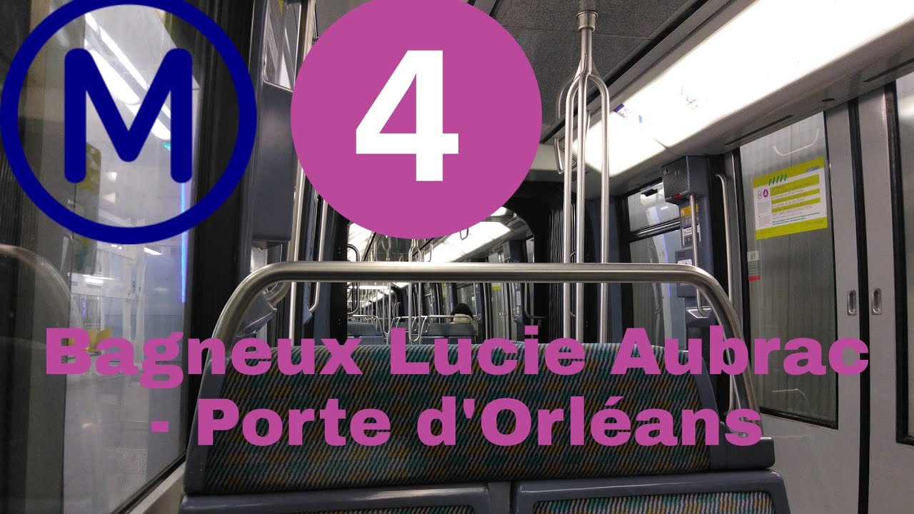 Métro Ligne 4 MP89CC | Bagneux-Lucie Aubrac - Porte d'Orléans