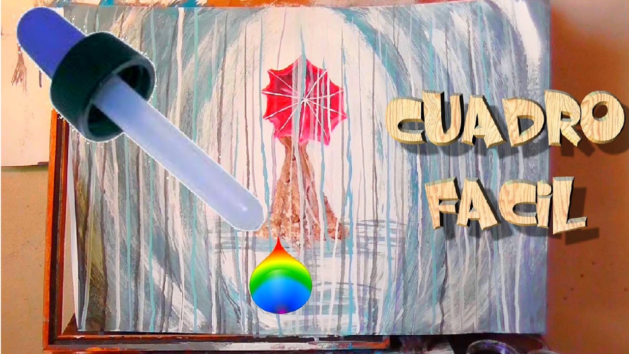 PINTA UN CUADRO CON UN GOTERO