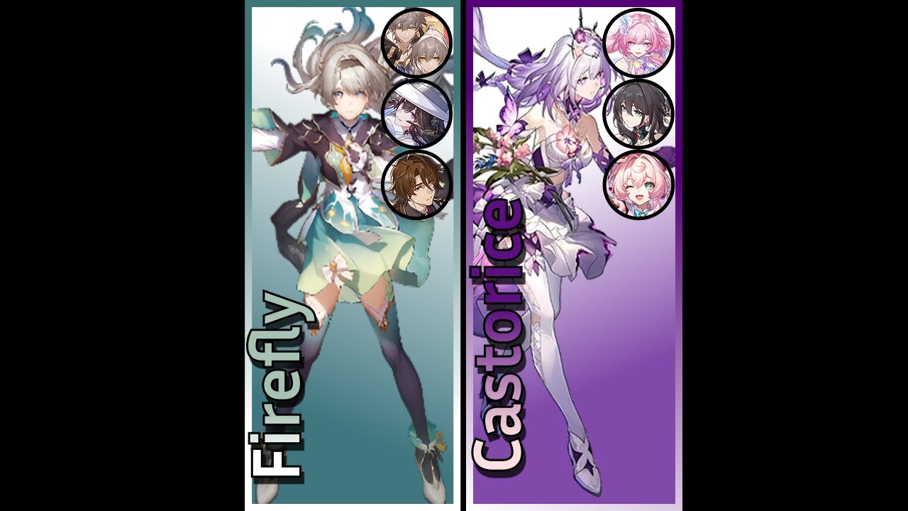 E0S1 Firefly and E0S1 Castorice - Honkai : Star Rail