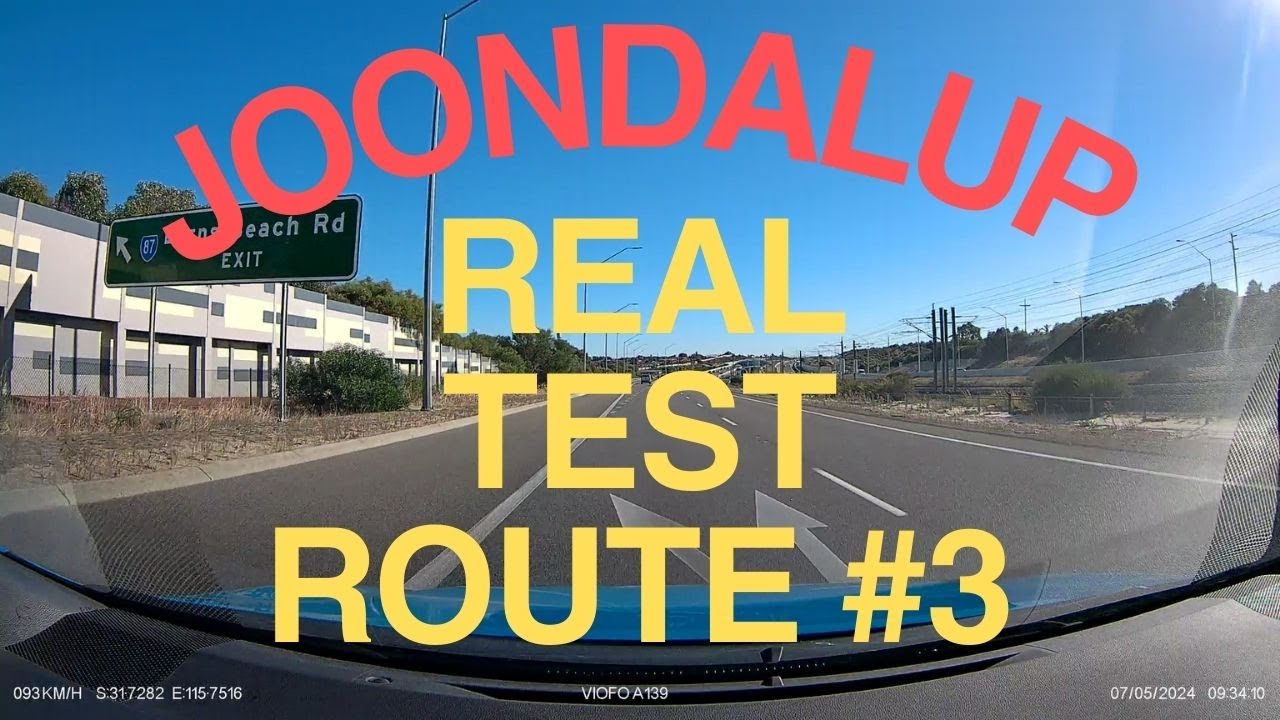 PDA Test Route Joondalup - MITCHELL FREEWAY / Windermere Reserve