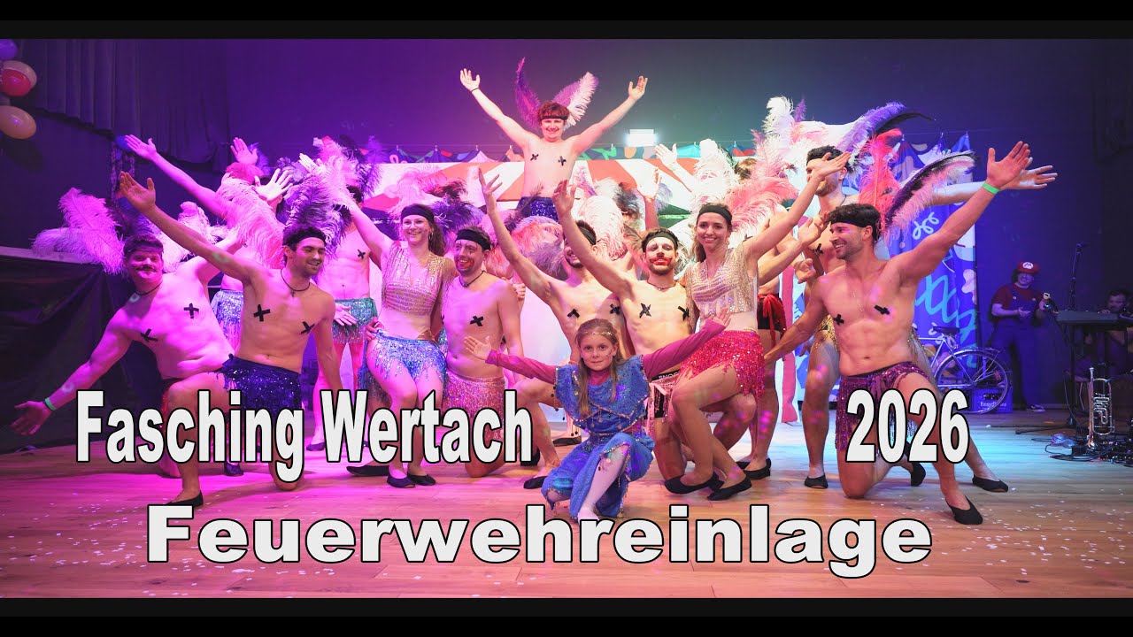 Fasching Wertach 2026 Feuerwehreinlage