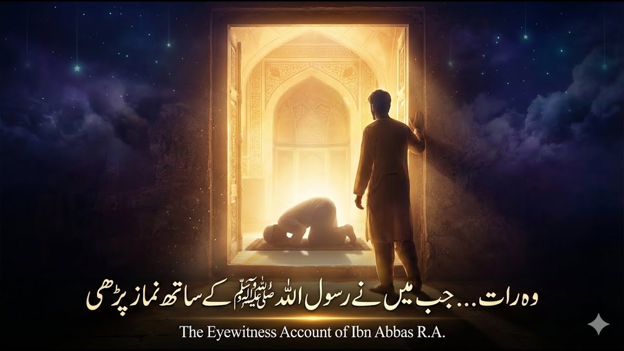 “Tahajjud Nights of Prophet ﷺ | رسول اللہ ﷺ کی راتوں کی عبادت – A Heart-Touching Hadith”