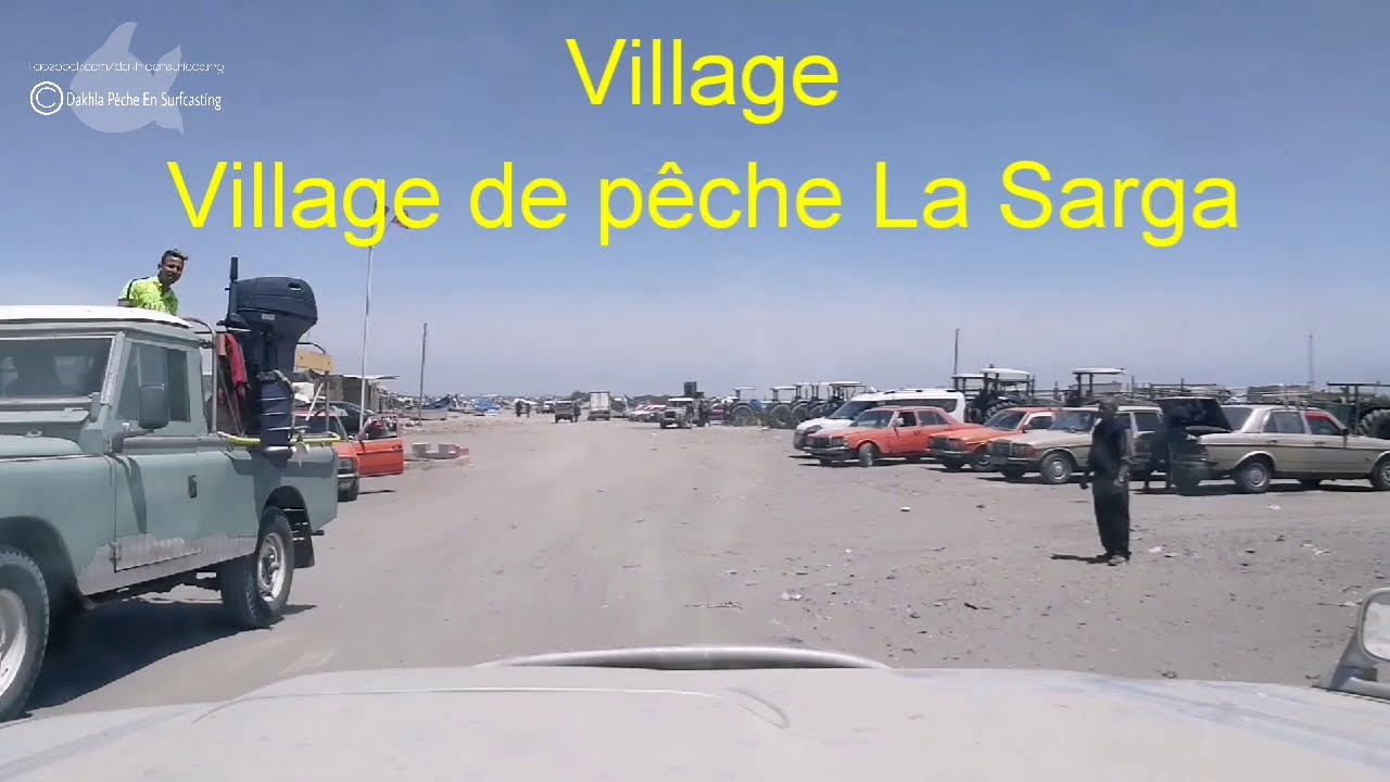 Spots de pêche ville de Dakhla côte Atlantique