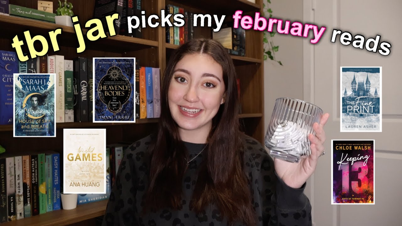 TBR jar picks my February reads 📚 | random book prompts decide my tbr!