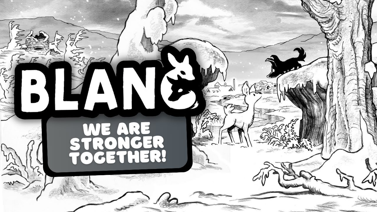 Blanc is the Cutest Co-op Game!!!🦌💜🐺| ft. @PaytonsCorner