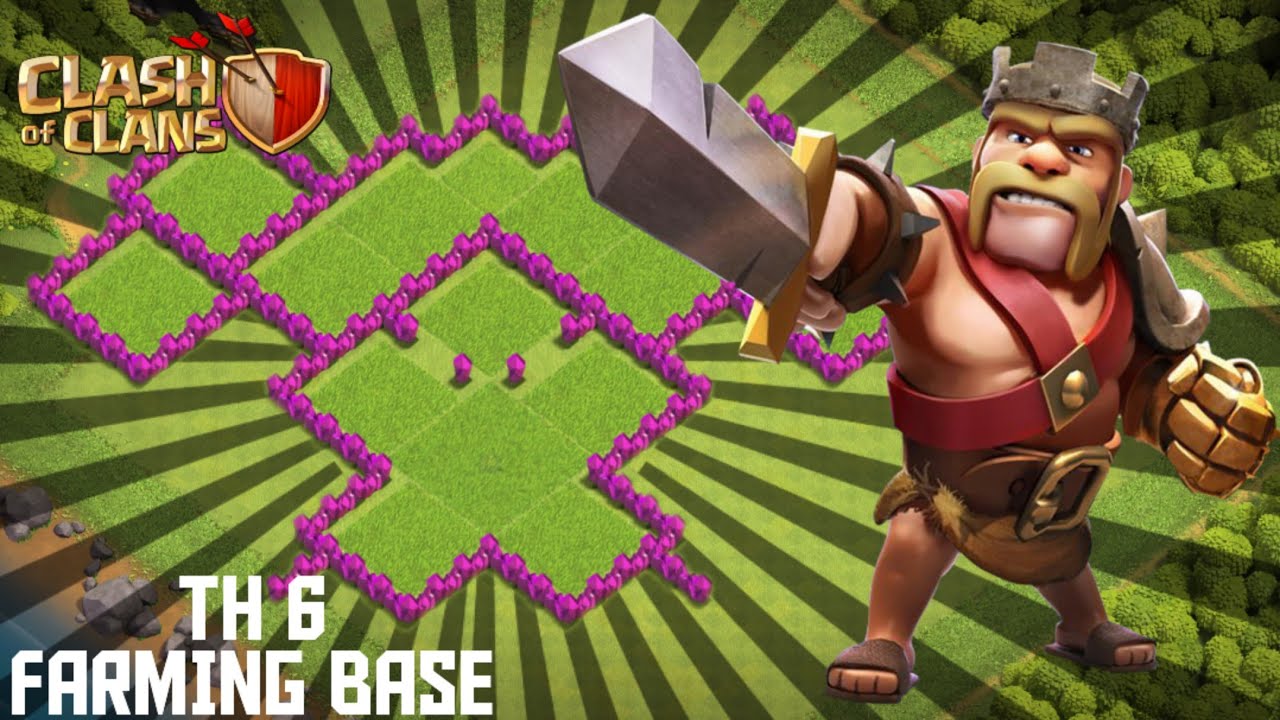 TH 6 FARMING BASE | CLASH OF CLAN | TOWN HALL 6 2025 MAX BASE | CLASH OF CLAN | @linuxbuilder