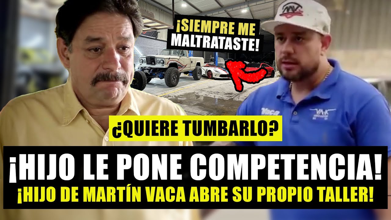 ¡Primero NAVARRO, y AHORA HIJO de Martín Vaca ABRE SU PROPIO TALLER!