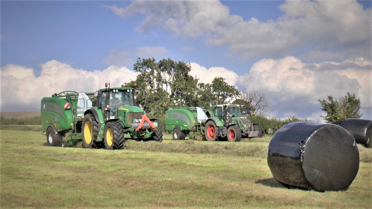 Silage 23 two Mchale fusion Round Baler Wrappers  Fendt 725,  JD 7530, TM130, 10/08/2023